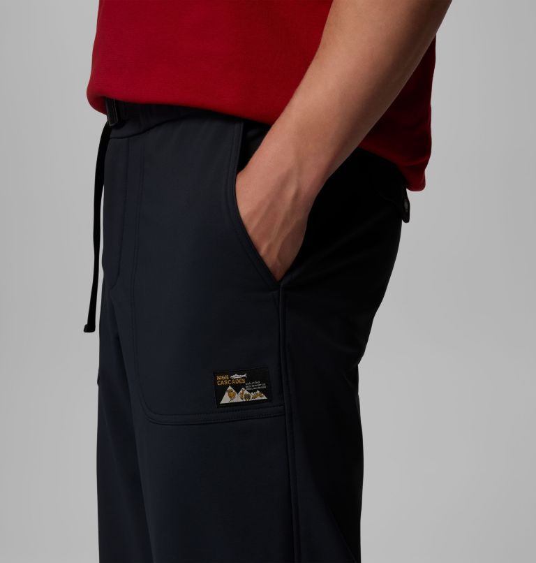Men's High Cascades Softshell Pants, Color: Black, image 7