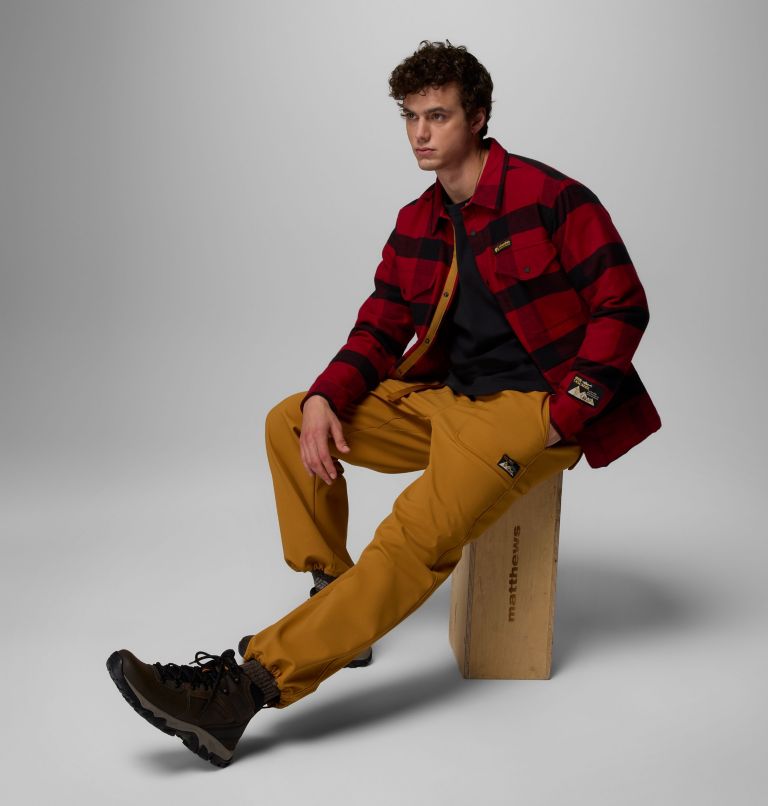 Men's High Cascades Softshell Pants, Color: Maple Sugar, image 9
