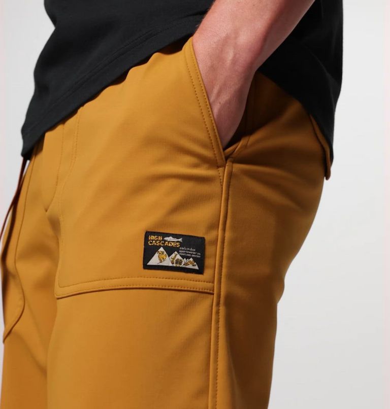 Men's High Cascades Softshell Trousers, Color: Maple Sugar