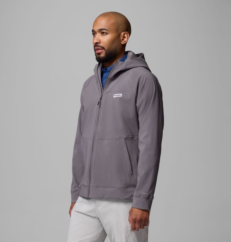 Men's Hydroforce Full Zip Hoodie, Color: City Grey, image 4