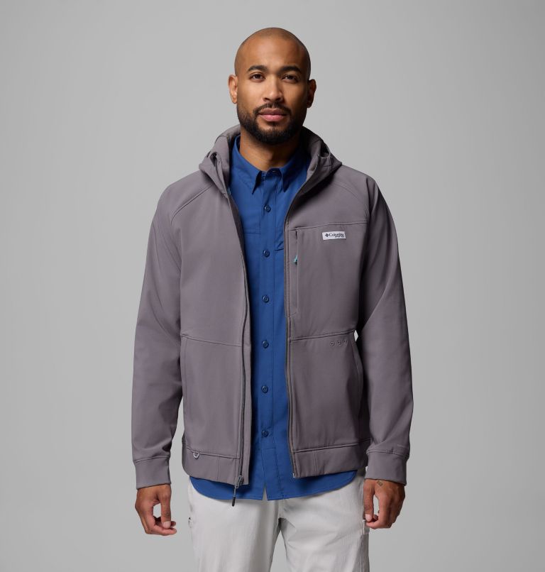 Men's Hydroforce Full Zip Hoodie, Color: City Grey, image 5