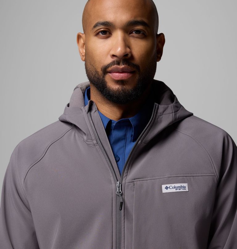 Men's Hydroforce Full Zip Hoodie, Color: City Grey, image 6