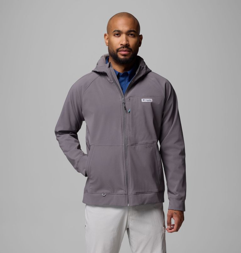 Men's Hydroforce Full Zip Hoodie, Color: City Grey, image 1
