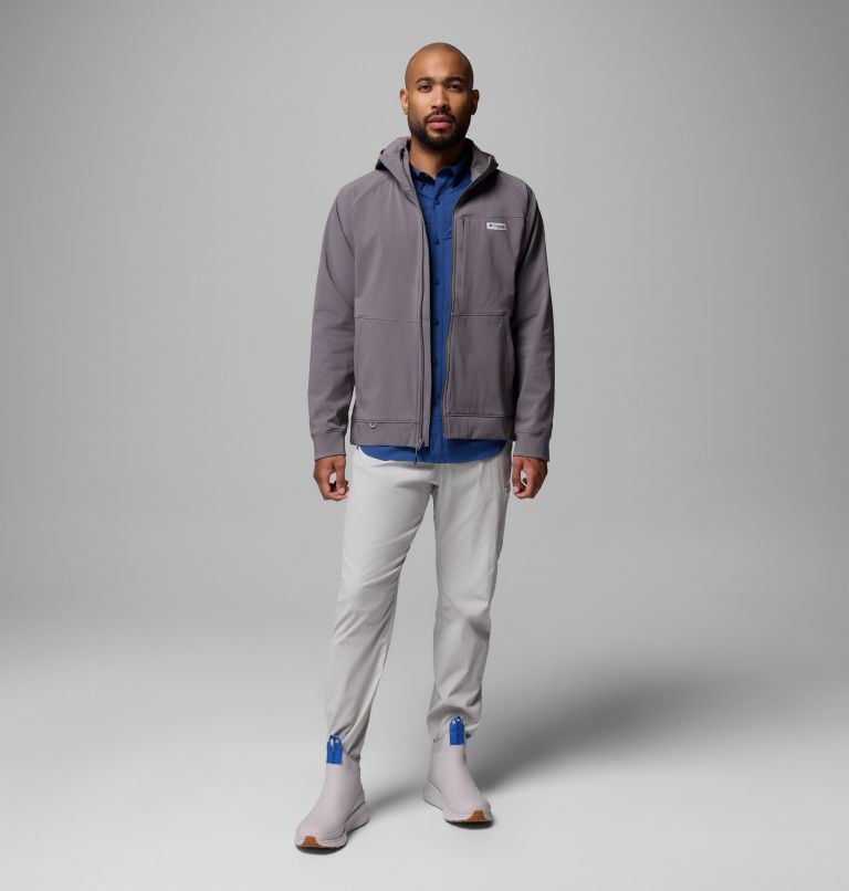 Men's Hydroforce Full Zip Hoodie, Color: City Grey, image 2