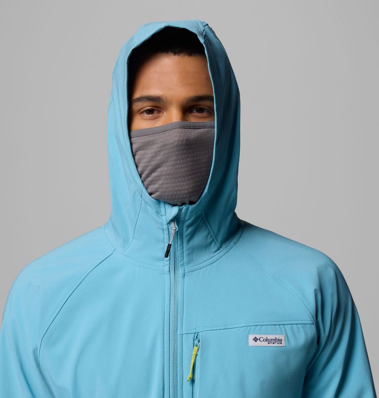 Men's Hydroforce Full Zip Hoodie, Color: Vintage Blue, image 7