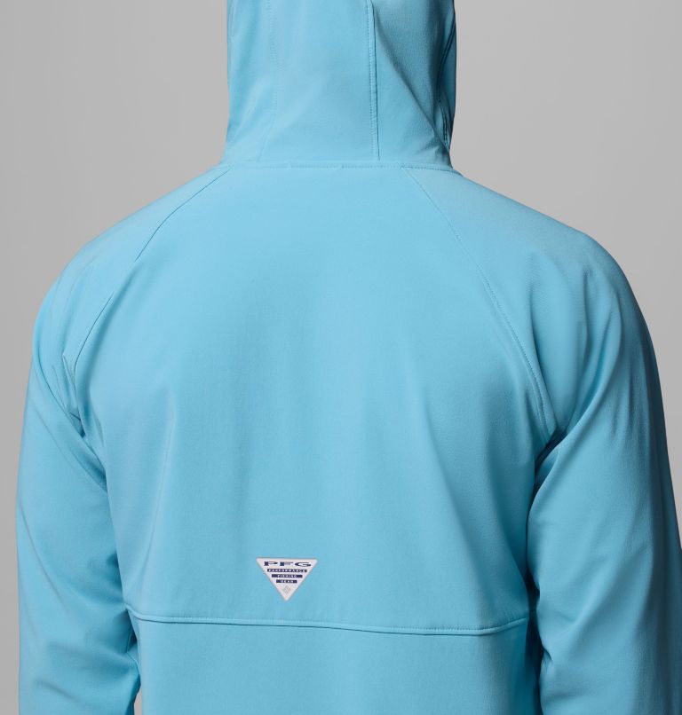 Men's Hydroforce Full Zip Hoodie, Color: Vintage Blue, image 9