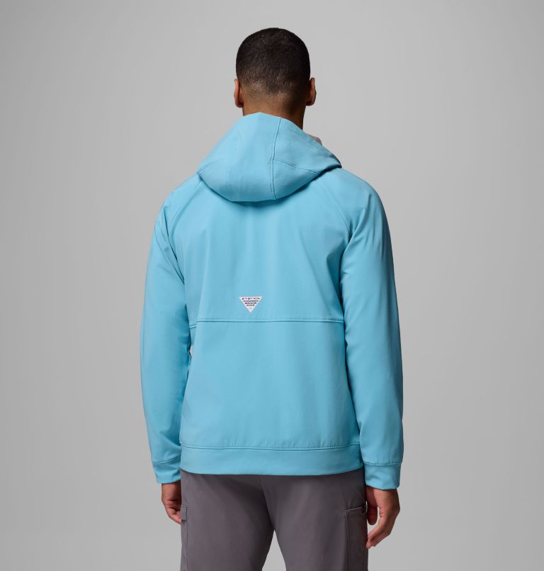 Men's Hydroforce Full Zip Hoodie, Color: Vintage Blue, image 3