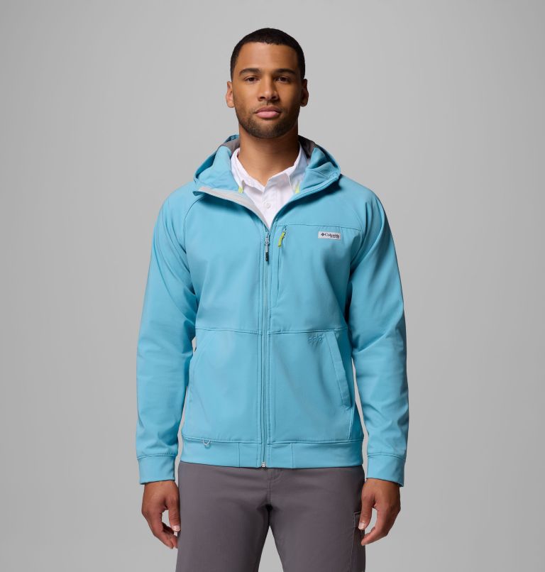 Men's Hydroforce Full Zip Hoodie, Color: Vintage Blue, image 1
