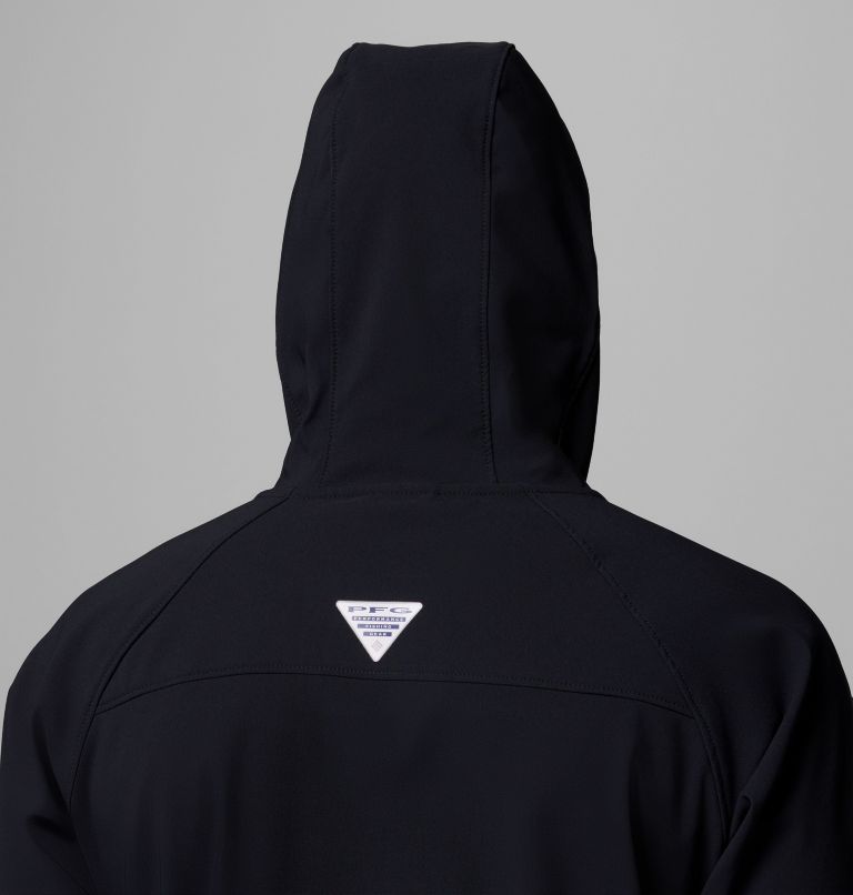 Men's PFG Hydroforce Hoodie, Color: Black, image 8