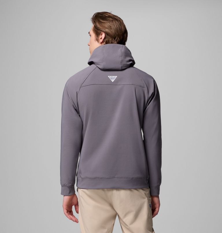 Men's PFG Hydroforce Hoodie, Color: City Grey, image 3