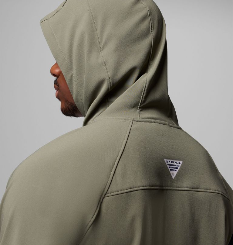 Men's PFG Hydroforce Hoodie, Color: Cypress, image 8