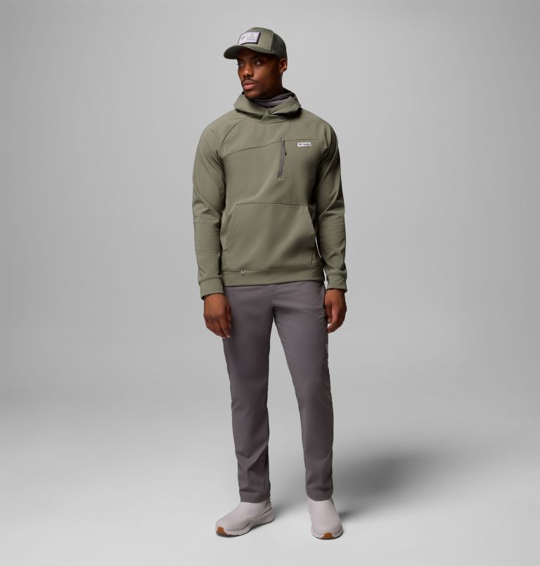Men's PFG Hydroforce Hoodie, Color: Cypress, image 2