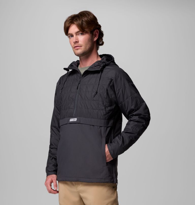 Men's PFG Uncharted II Insulated Anorak, Color: Shark, Shark, image 4