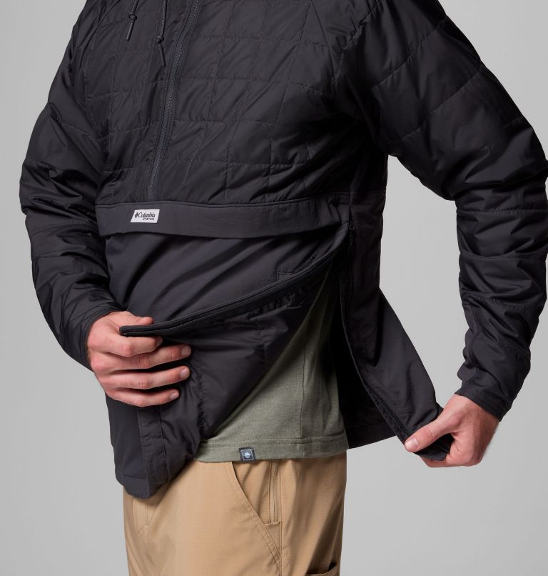 Men's PFG Uncharted II Insulated Anorak, Color: Shark, Shark, image 5