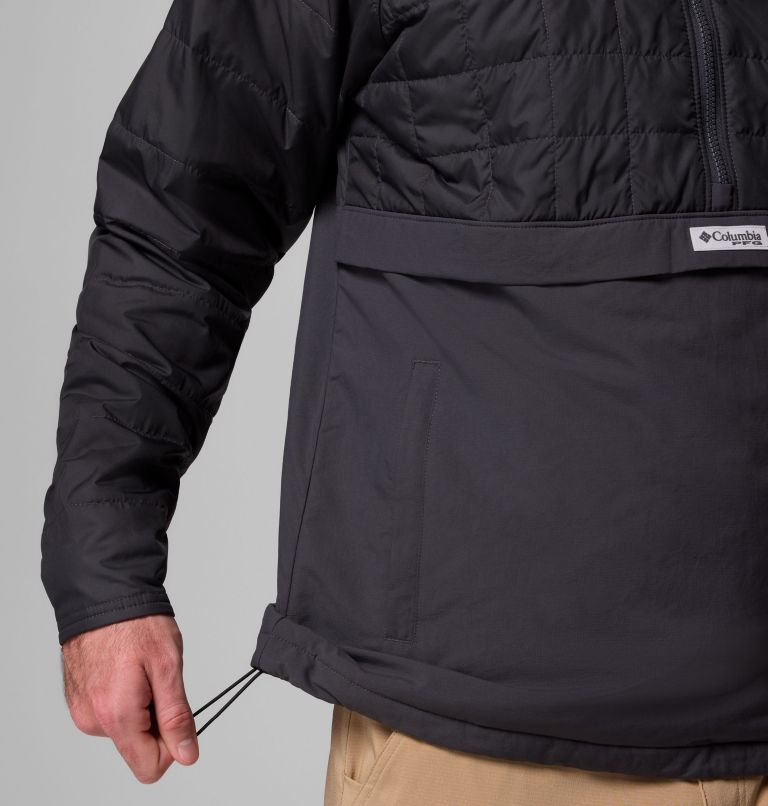 Men's PFG Uncharted II Insulated Anorak, Color: Shark, Shark, image 8