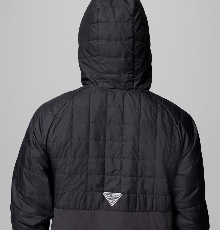 Men's PFG Uncharted II Insulated Anorak, Color: Shark, Shark, image 9