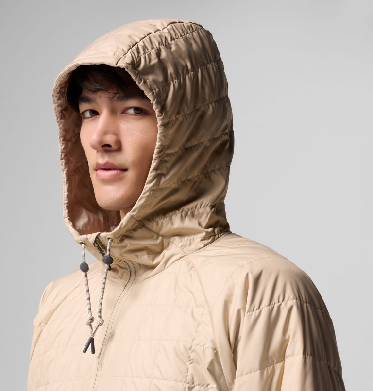 Men's PFG Uncharted II Insulated Anorak, Color: Ancient Fossil, Shark, image 5