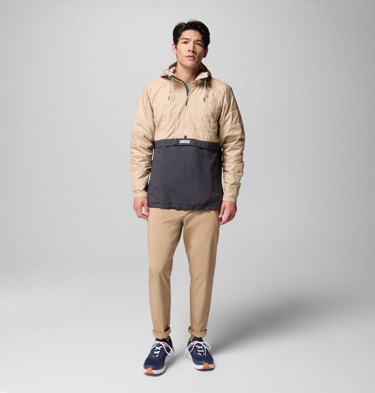 Men's PFG Uncharted II Insulated Anorak, Color: Ancient Fossil, Shark, image 2