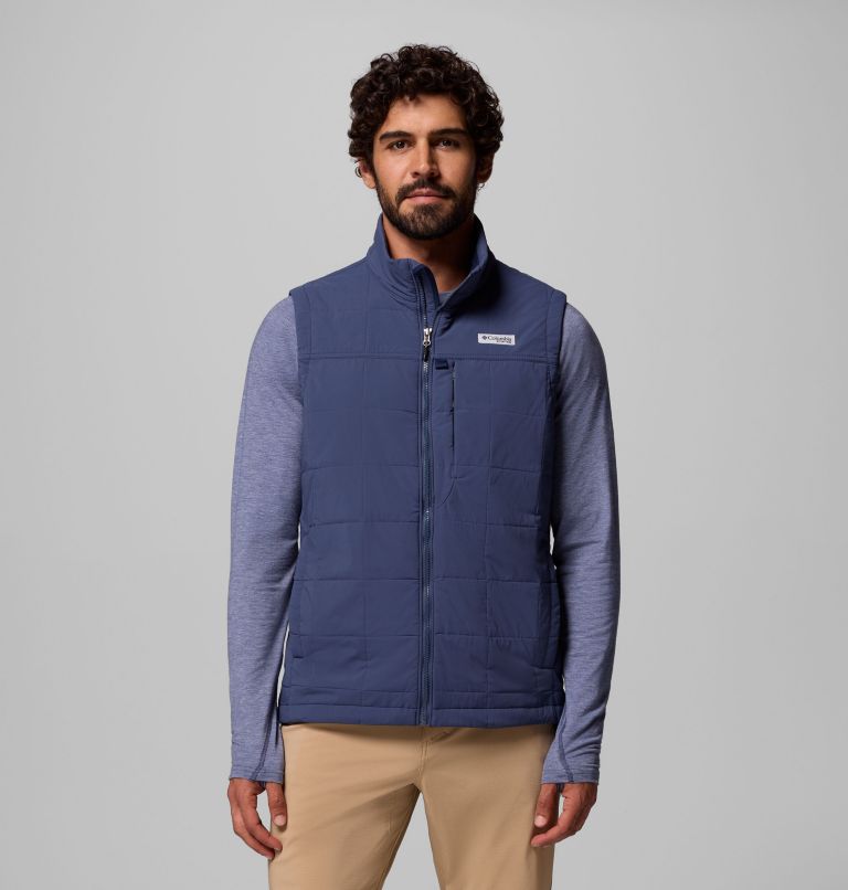 Men's PFG Uncharted Vest, Color: Nocturnal, image 1