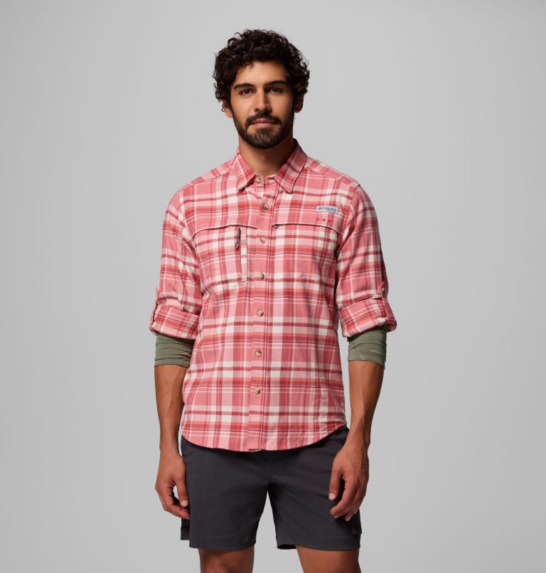 Wild Cast Flannel Shirt | 654 | L, Color: Rosewood Backwater Tartan, image 5