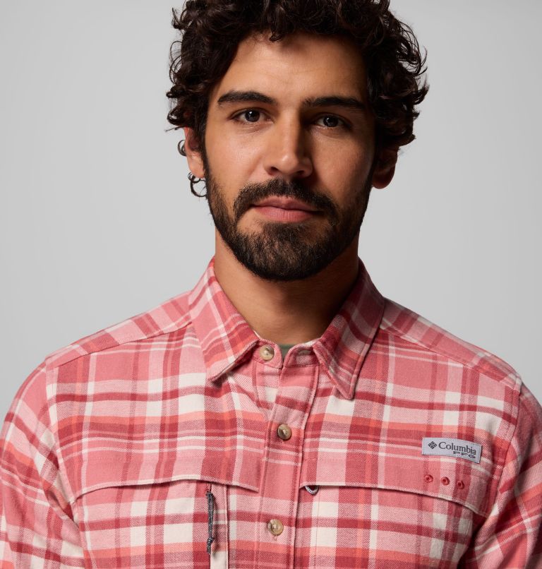 Wild Cast Flannel Shirt | 654 | L, Color: Rosewood Backwater Tartan, image 7