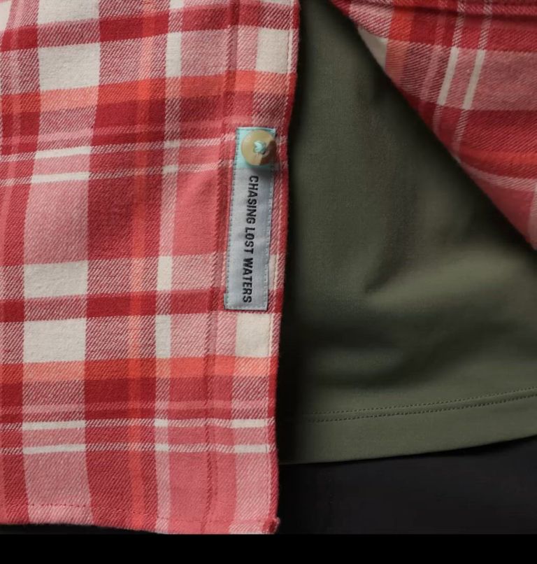 Wild Cast Flannel Shirt | 654 | XXL, Color: Rosewood Backwater Tartan