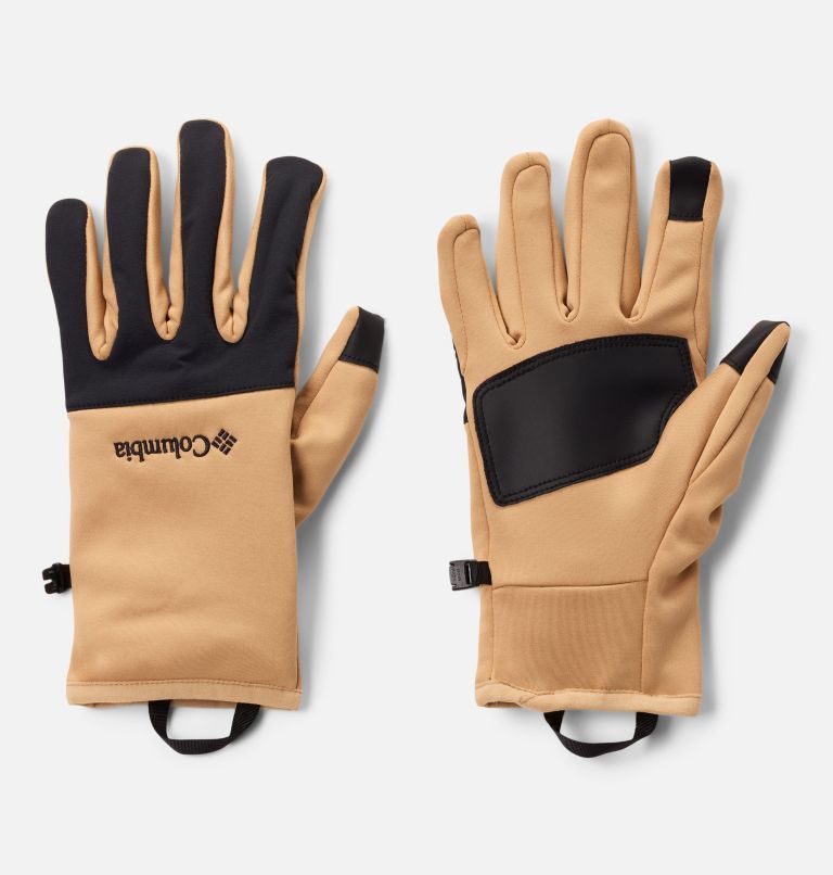 Men's Arctic Crest Gloves, Color: Canoe, Black, image 1