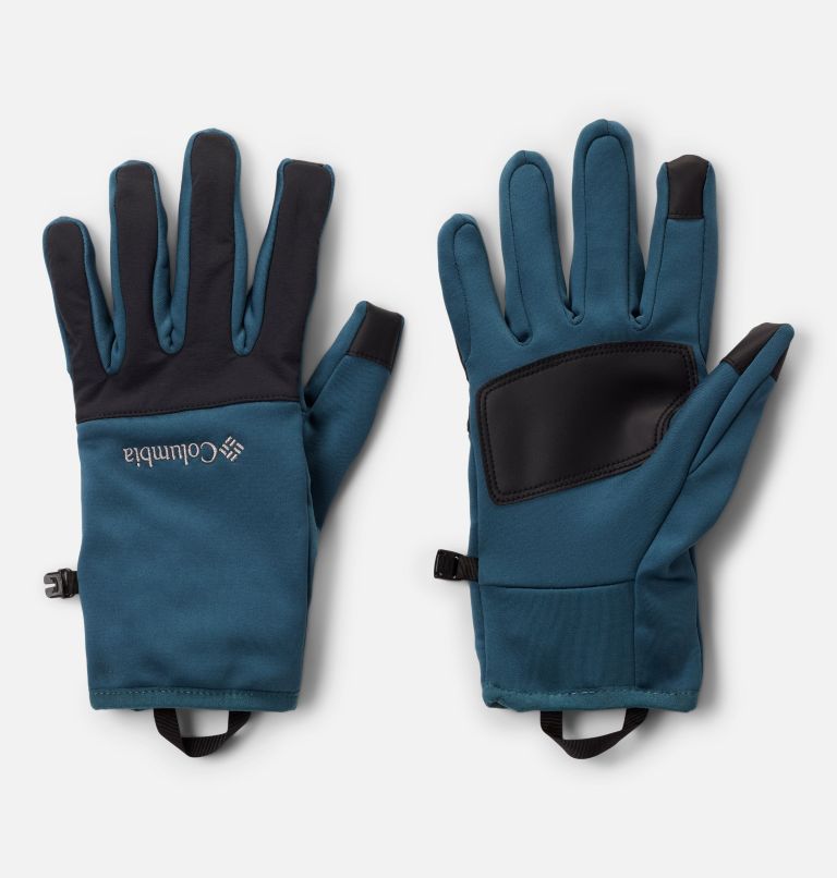 Men's Arctic Crest Gloves, Color: Everblue, Black, image 1