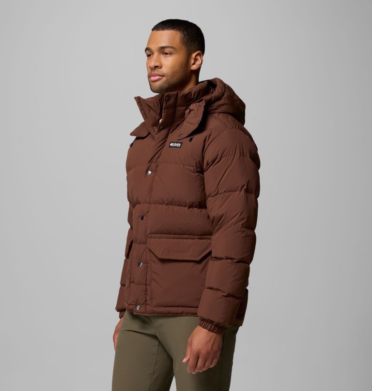 Men's Wallowa Down Hooded Jacket, Color: Tobacco, image 4