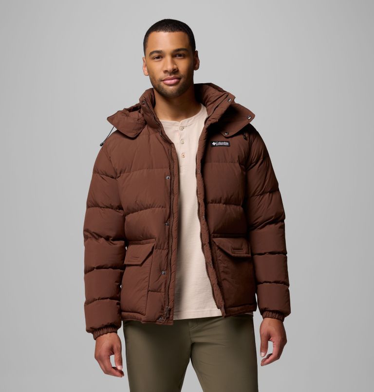 Men's Wallowa Down Hooded Jacket, Color: Tobacco, image 5