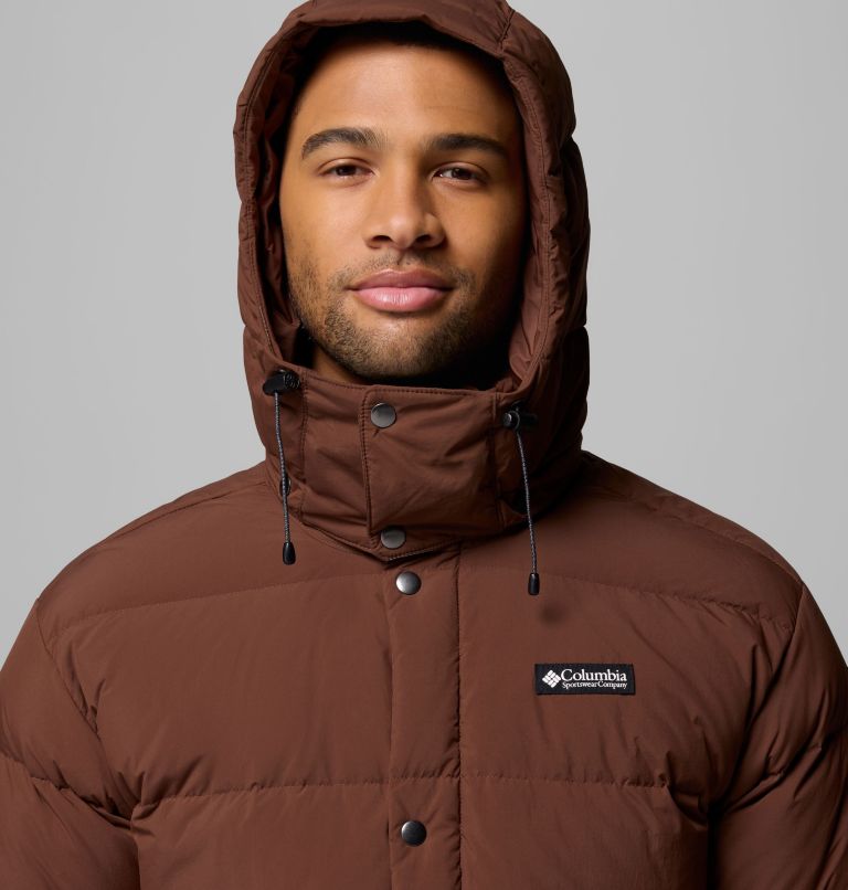 Men's Wallowa Down Hooded Jacket, Color: Tobacco, image 6