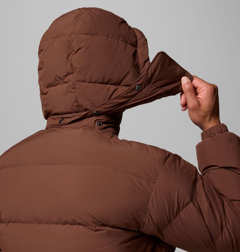 Men's Wallowa Down Hooded Jacket, Color: Tobacco, image 7