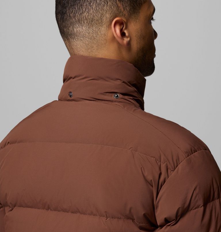 Men's Wallowa Down Hooded Jacket, Color: Tobacco, image 8