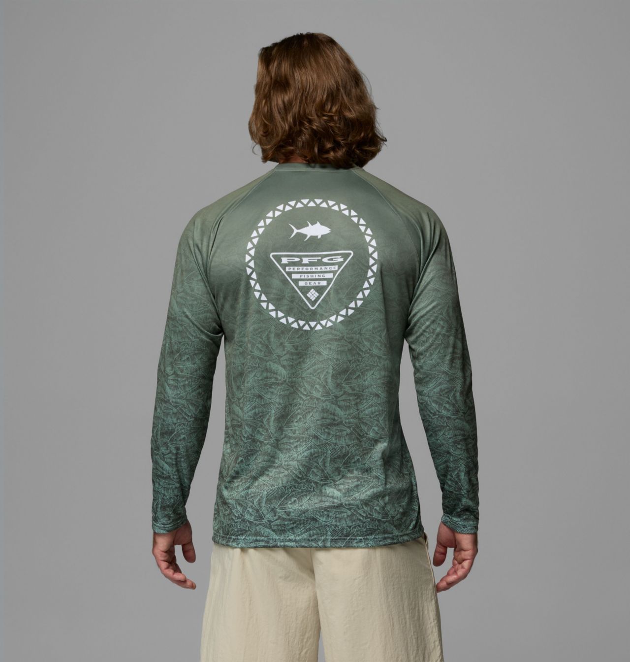 Men's Super Terminal Tackle PFG™ Border Circle Long Sleeve Shirt 3