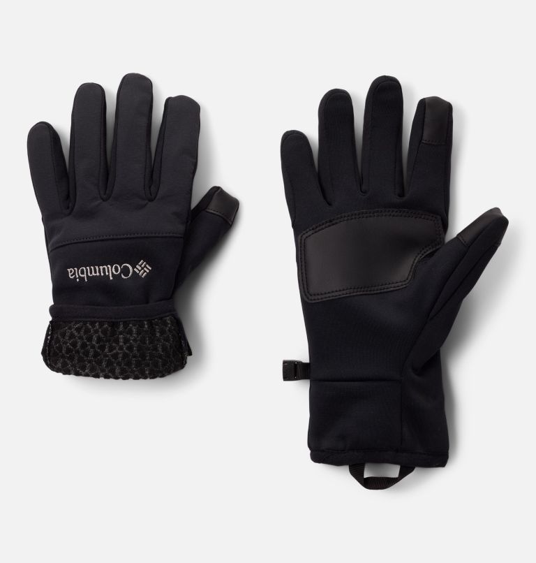 Women's Arctic Crest Gloves, Color: Black, image 2
