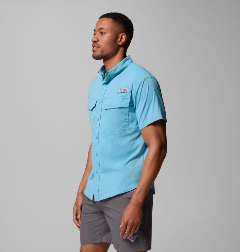 Skiff Guide II Short Sleeve Shirt | 455 | XL, Color: Vintage Blue, image 4