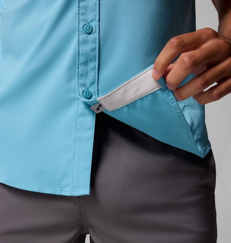 Skiff Guide II Short Sleeve Shirt | 455 | XL, Color: Vintage Blue, image 6
