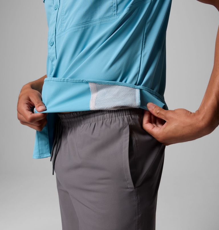 Skiff Guide II Short Sleeve Shirt | 455 | XL, Color: Vintage Blue, image 7