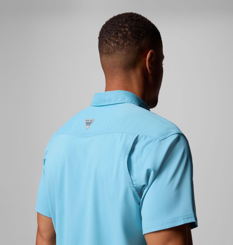 Skiff Guide II Short Sleeve Shirt | 455 | XL, Color: Vintage Blue, image 8