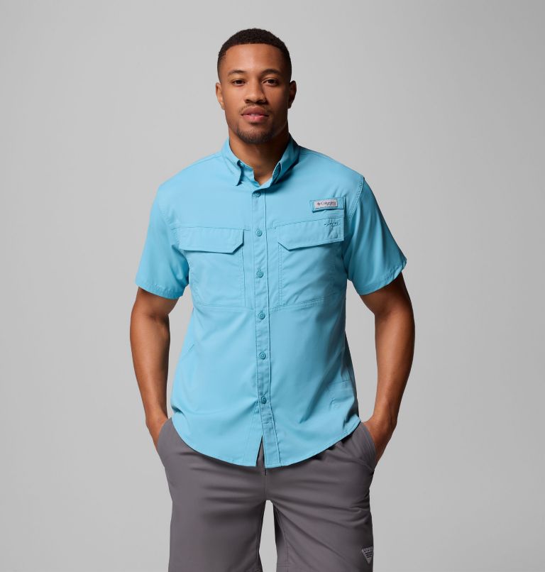 Skiff Guide II Short Sleeve Shirt | 455 | XL, Color: Vintage Blue, image 1