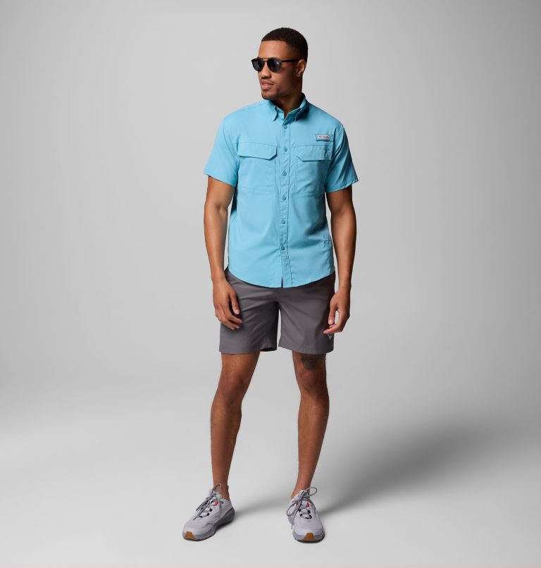 Skiff Guide II Short Sleeve Shirt | 455 | XL, Color: Vintage Blue, image 2