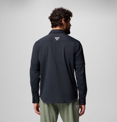 Men's Skiff Guide II Long Sleeve Shirt, Color: Black, image 15