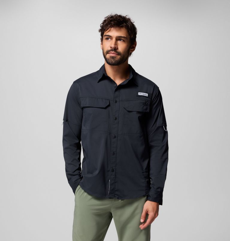 Skiff Guide II Long Sleeve Shirt | 010 | S, Color: Black, image 1