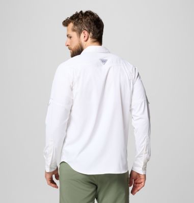 Men's Skiff Guide II Long Sleeve Shirt, Color: White, image 11