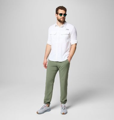 Men's Skiff Guide II Long Sleeve Shirt, Color: White, image 10