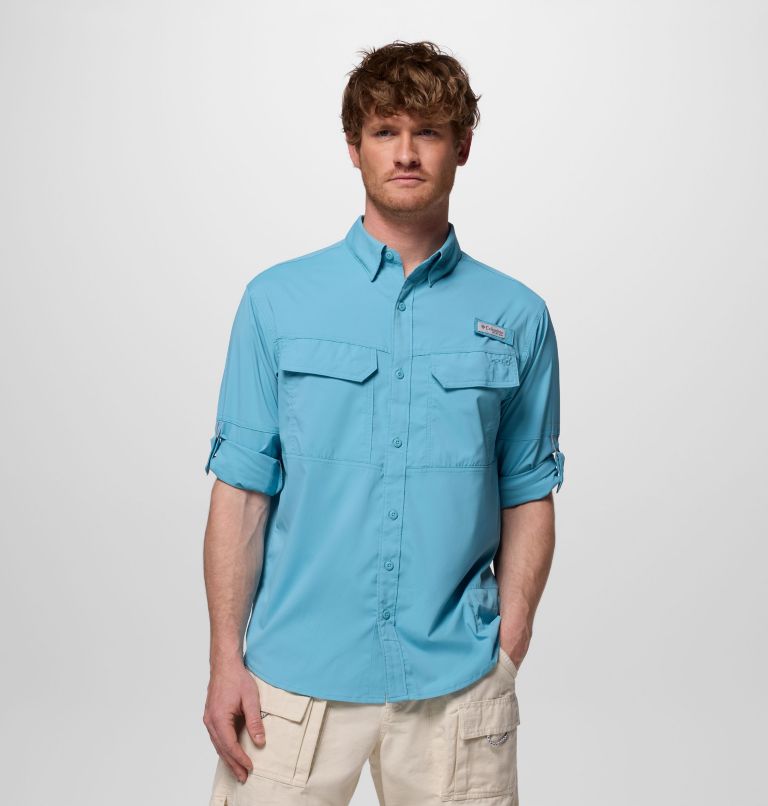Skiff Guide II Long Sleeve Shirt | 455 | XS, Color: Vintage Blue, image 5