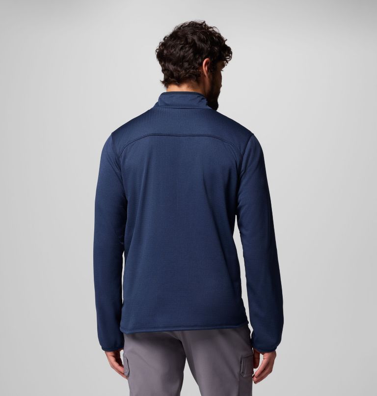 Essential Hike Grid Fleece Half Zip | 464 | XL, Color: Collegiate Navy, image 3