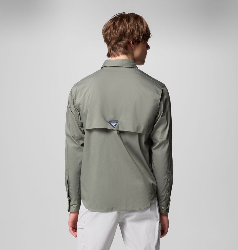 Men's PFG Bonehead Elite Long Sleeve Shirt, Color: Cypress, image 3