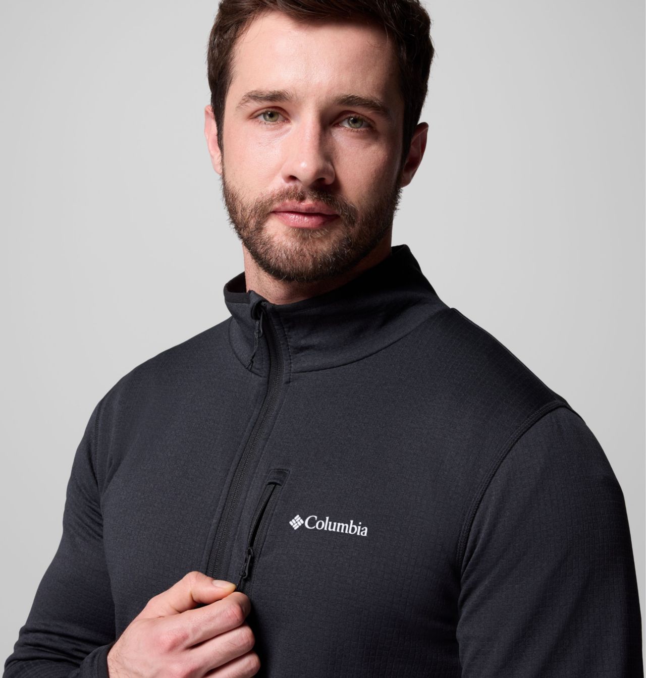Men's Essential Hike™ Grid Fleece Full Zip Jacket 7