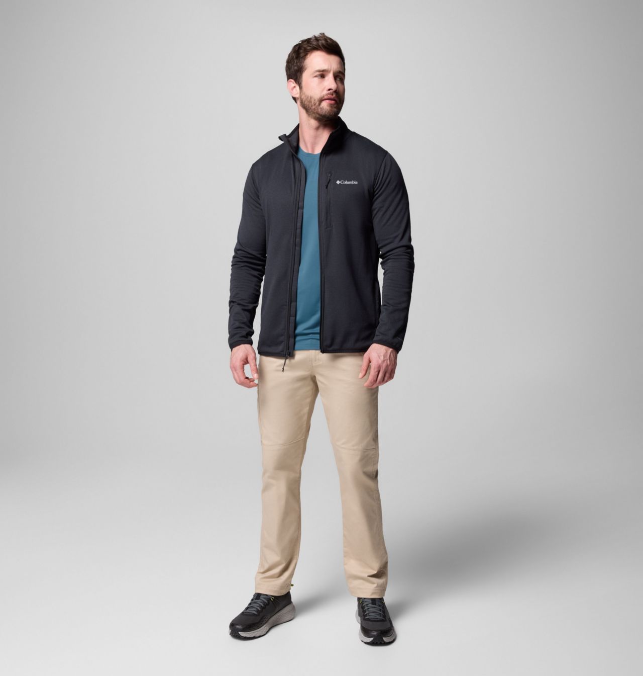 Men's Essential Hike™ Grid Fleece Full Zip Jacket 2